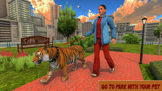 اسکرین شات بازی Family Pet Tiger Adventure 2