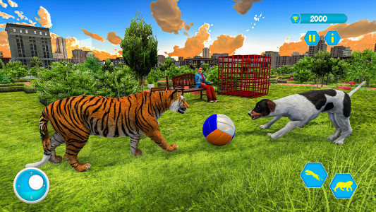 اسکرین شات بازی Family Pet Tiger Adventure 3