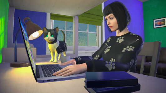 اسکرین شات 1 بازی Virtual Kitty Family Pet Cat