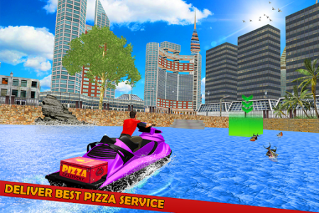 اسکرین شات بازی Pizza Delivery Jet Ski Fun 1