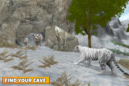 اسکرین شات بازی Snow Tiger Game Family Survive 6