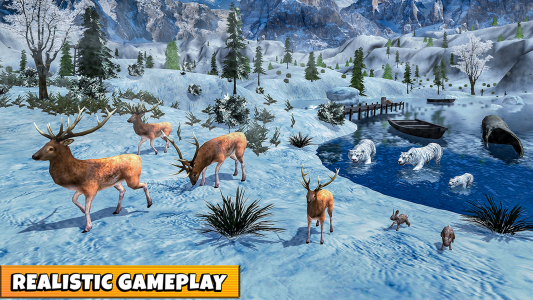 اسکرین شات 6 بازی Snow Tiger Game Family Survive
