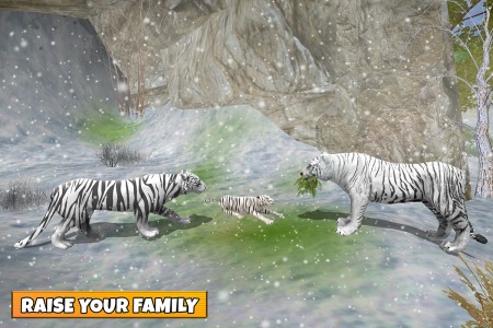 اسکرین شات بازی Snow Tiger Game Family Survive 7