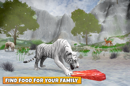 اسکرین شات بازی Snow Tiger Game Family Survive 2