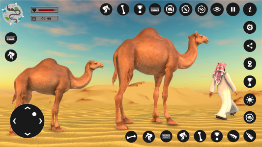 اسکرین شات 1 برنامه Camel Family Life Simulator