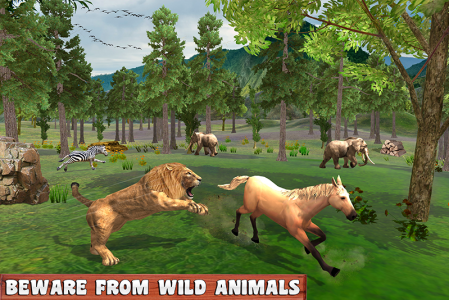 اسکرین شات بازی Horse Family Jungle Adventure Simulator Game 2020 7
