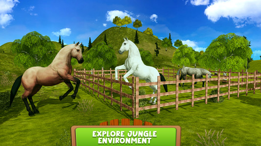 اسکرین شات 1 بازی Wild Horse Simulator Game