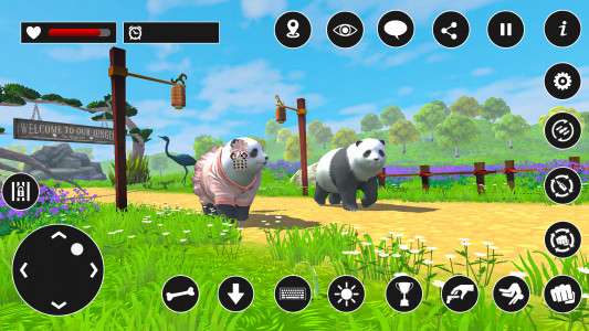 اسکرین شات بازی Panda Game: Animal Games 1