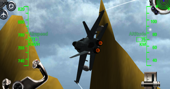 اسکرین شات بازی F18 3D Fighter Jet Simulator 2