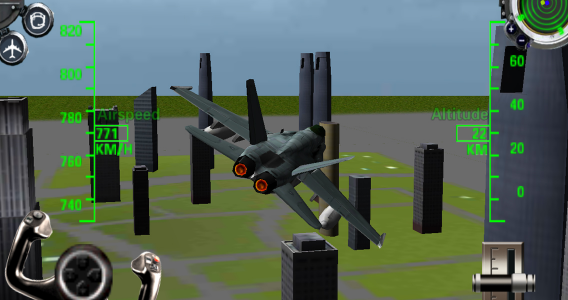اسکرین شات بازی F18 3D Fighter Jet Simulator 3