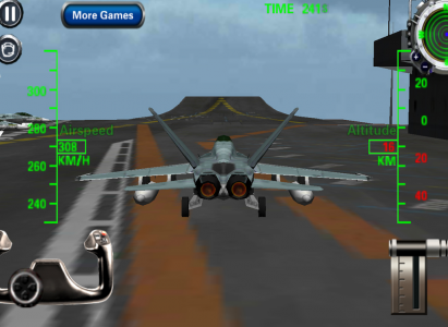اسکرین شات بازی F18 3D Fighter Jet Simulator 4