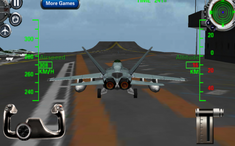 اسکرین شات بازی F18 3D Fighter Jet Simulator 7