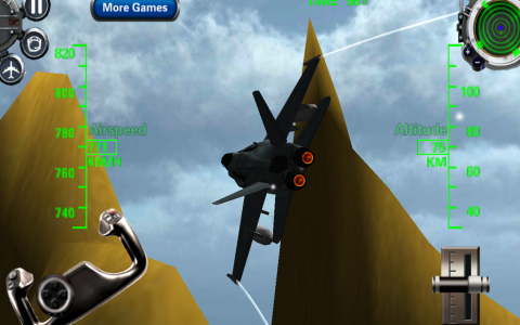 اسکرین شات بازی F18 3D Fighter Jet Simulator 8