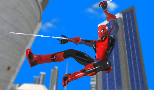 اسکرین شات بازی Rope Spider Super Flying Hero 1