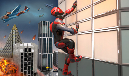 اسکرین شات بازی Rope Spider Super Flying Hero 4