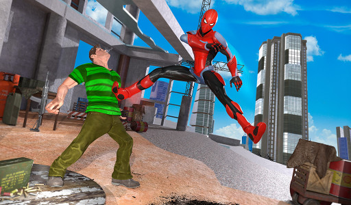 اسکرین شات بازی Rope Spider Super Flying Hero 3