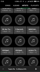 اسکرین شات برنامه Dark Music Player ♫ 3