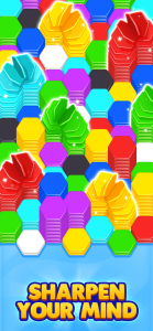 اسکرین شات 1 بازی HexaGo - Sorting Puzzle