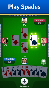 اسکرین شات بازی Spades - Classic Cards 1