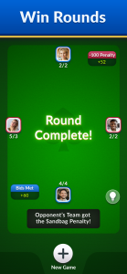 اسکرین شات 2 بازی Spades - Classic Cards