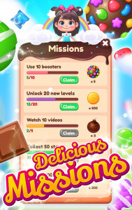 اسکرین شات بازی Delicious Sweets Smash : Match 2
