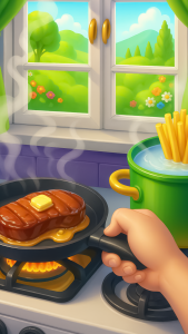 اسکرین شات 2 بازی Cooking Blast: Restaurant Game