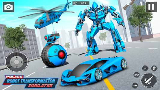 اسکرین شات بازی Robot Helicopter Car Transform 6