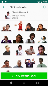 اسکرین شات برنامه Troll Face Memes Stickers pack for WhatsApp 6