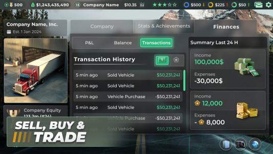 اسکرین شات 6 بازی Truck Manager - 2025