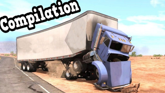 اسکرین شات بازی Truck Crash Car Beam Game 2