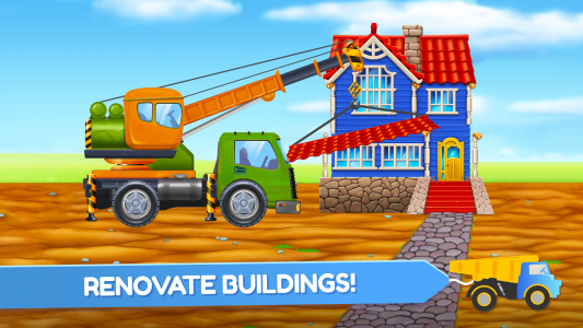 اسکرین شات بازی Build a House: Building Trucks 2