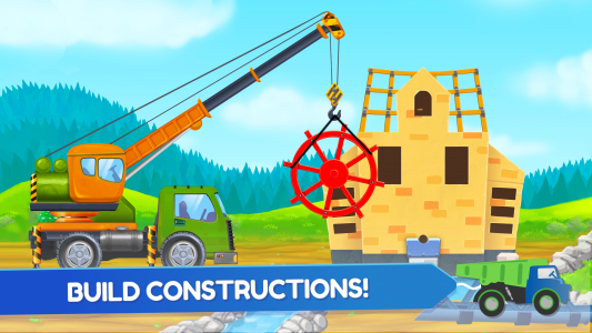 اسکرین شات بازی Build a House: Building Trucks 6