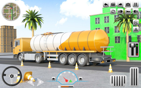 اسکرین شات 2 برنامه Zmmy Truck Game: Truck Driver