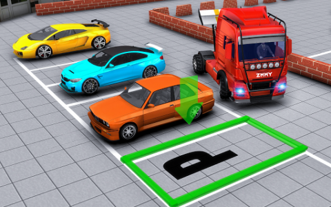 اسکرین شات برنامه Truck Parking King - Truck Games 2020 8