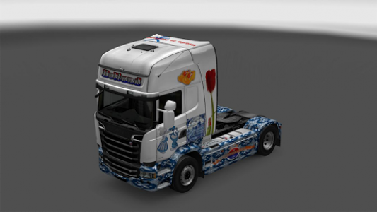 اسکرین شات برنامه GTS Skins - Trucks with Print for Grand Simualator 8