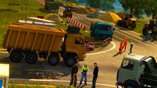 اسکرین شات بازی 3D Truck Traffic Simulator Real 7