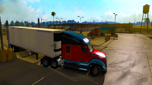 اسکرین شات بازی 3D Truck Traffic Simulator Real 2
