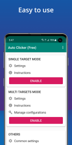 اسکرین شات برنامه Auto Clicker - Automatic tap 1