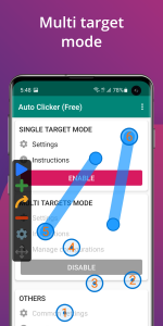 اسکرین شات برنامه Auto Clicker - Automatic tap 3