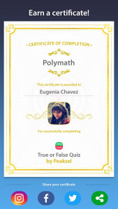 اسکرین شات 5 برنامه True or False Quiz