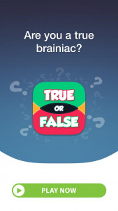 اسکرین شات 1 برنامه True or False Quiz