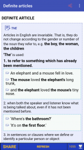 اسکرین شات 1 برنامه English Grammar in Use & Test