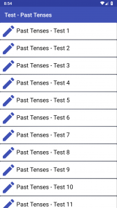 اسکرین شات برنامه English Grammar in Use & Test 5