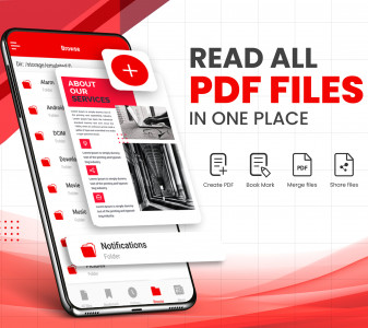 اسکرین شات برنامه PDF Reader: Ebook PDFs Reader 1