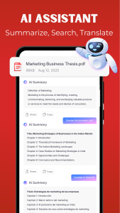 اسکرین شات 2 برنامه PDF Reader - PDF Converter