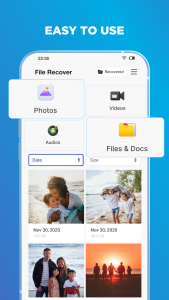 اسکرین شات برنامه File Recovery & Photo Recovery 8