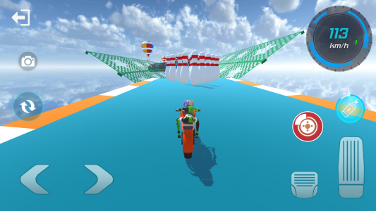 اسکرین شات بازی Super Hero Bike Stunt Racing 6