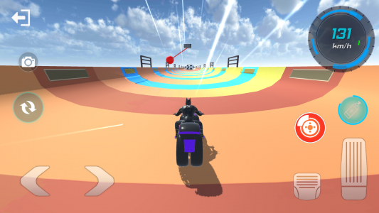 اسکرین شات بازی Super Hero Bike Stunt Racing 3