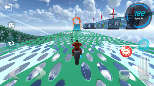 اسکرین شات بازی Super Hero Bike Stunt Racing 2
