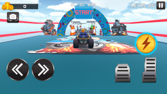 اسکرین شات بازی SuperHero Car Stunt Race City 1